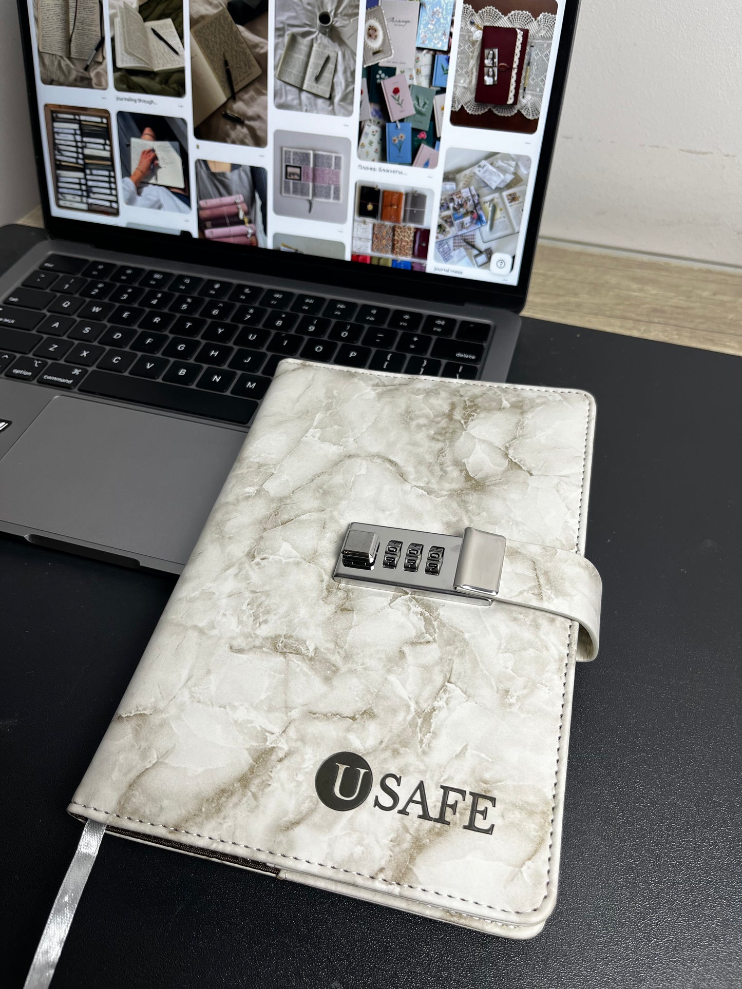 Locked Journal - (Dotted)