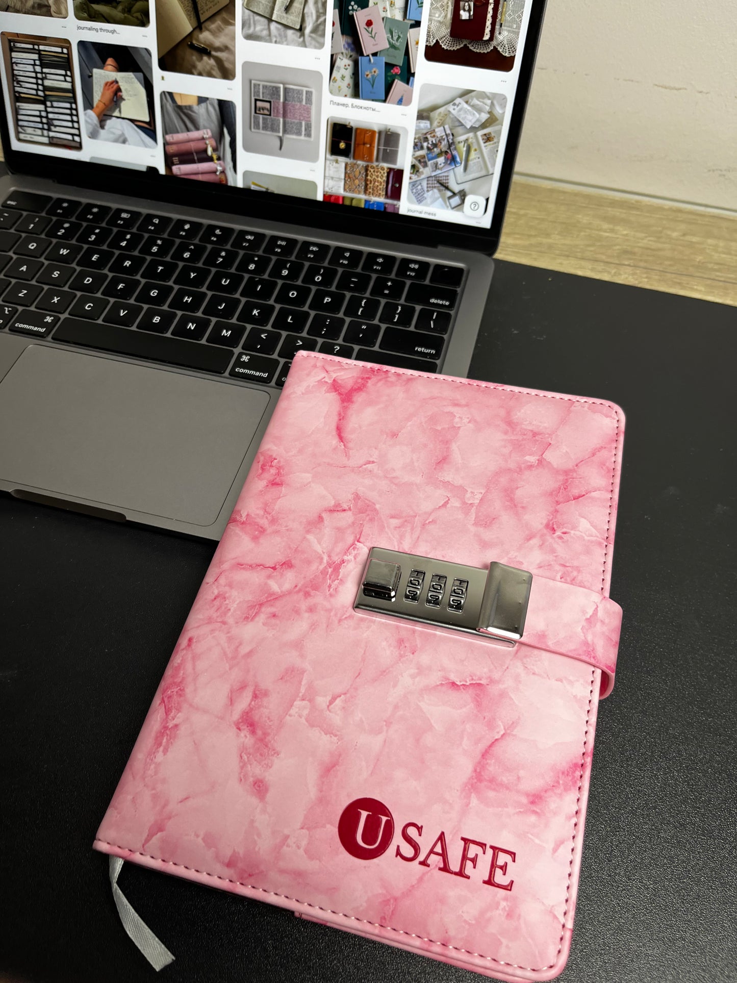 Locked Journal - (Dotted)