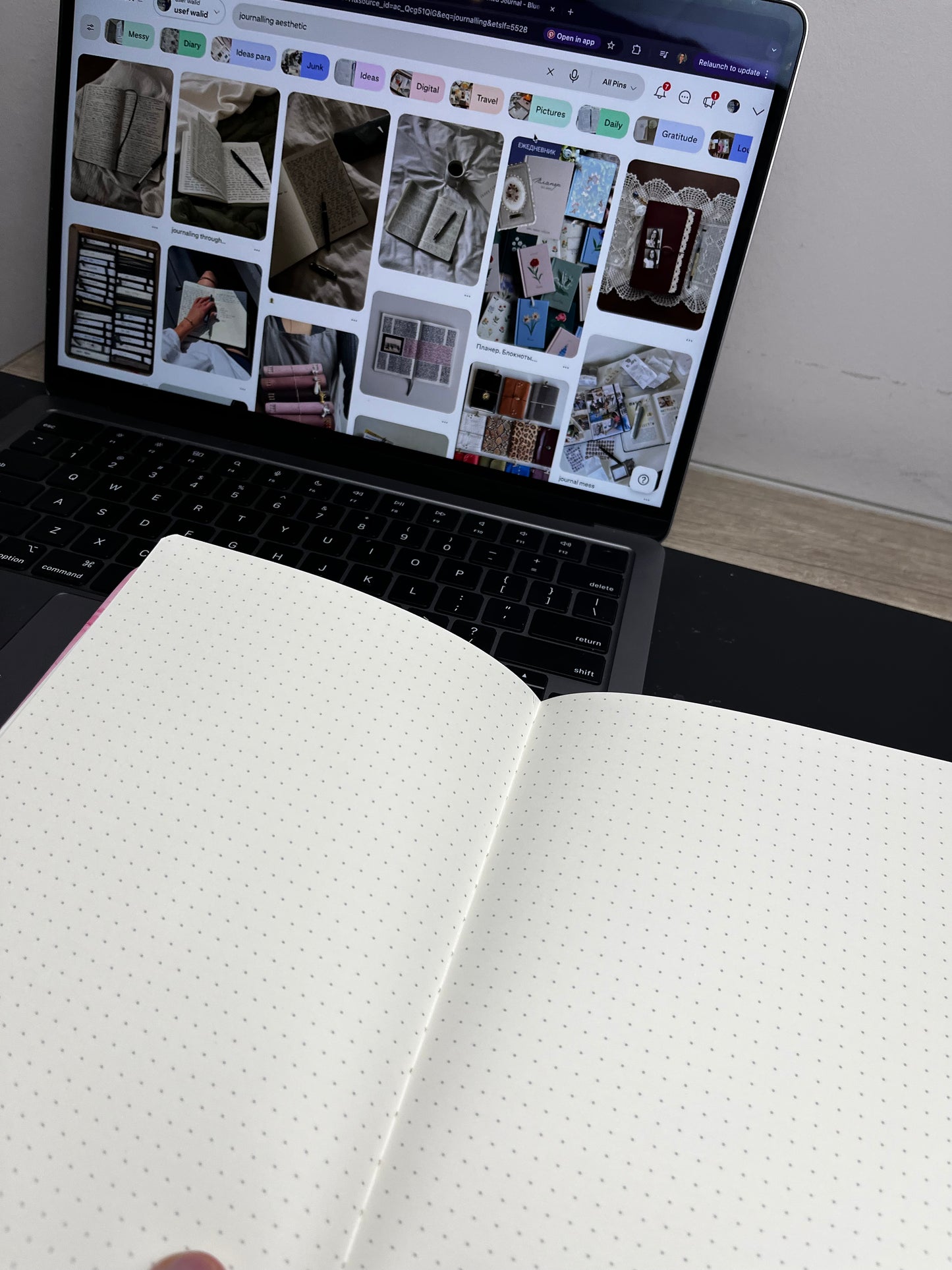 Locked Journal - (Dotted)