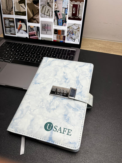 Locked Journal - (Dotted)