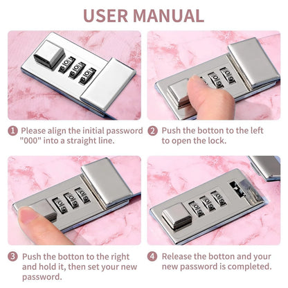 Usafe Locked Journal - Pink