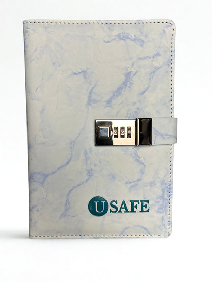 Usafe Locked Journal - Blue