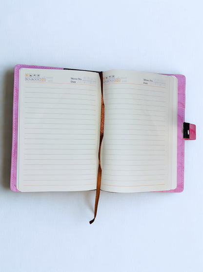 Usafe Locked Journal - Pink