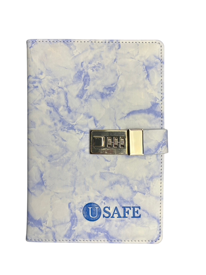 Usafe Locked Journal -  Purple